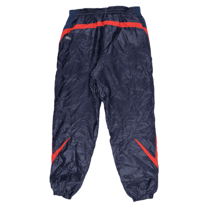 Umbro Vintage Navy Blue Red Panel Track Pants Large Nylon 90s Style