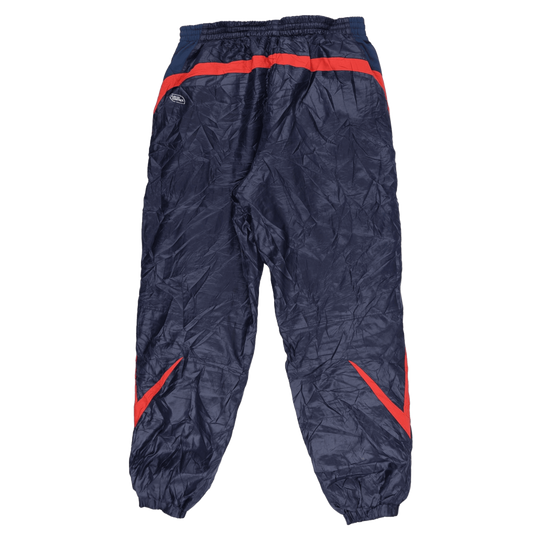 Umbro Vintage Navy Blue Red Panel Track Pants Large Nylon 90s Style