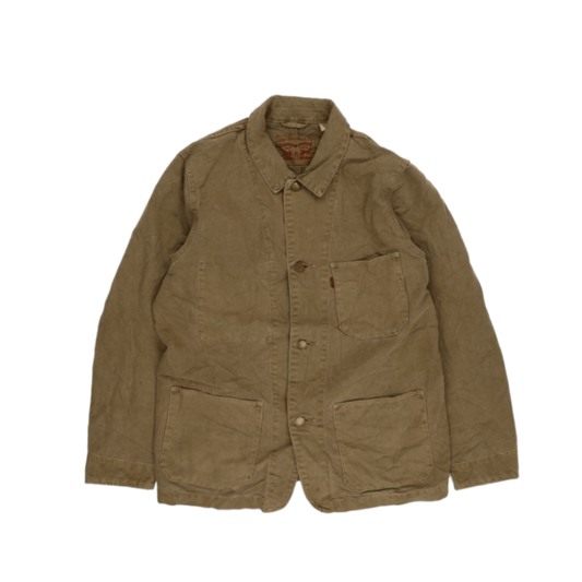 Levi's Vintage Workwear Chore Jacket Tan Large Cotton