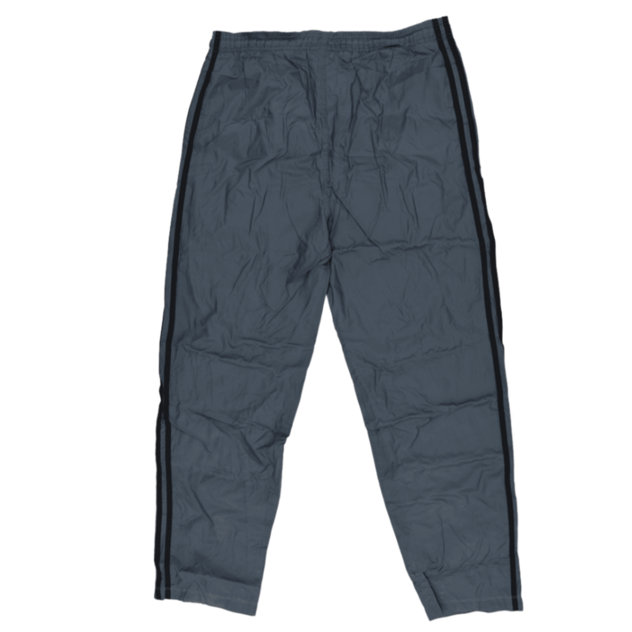 adidas Vintage Navy Blue Track Trousers Large 79cm Inseam Nylon