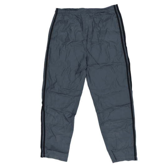 adidas Vintage Navy Blue Track Trousers Large 79cm Inseam Nylon