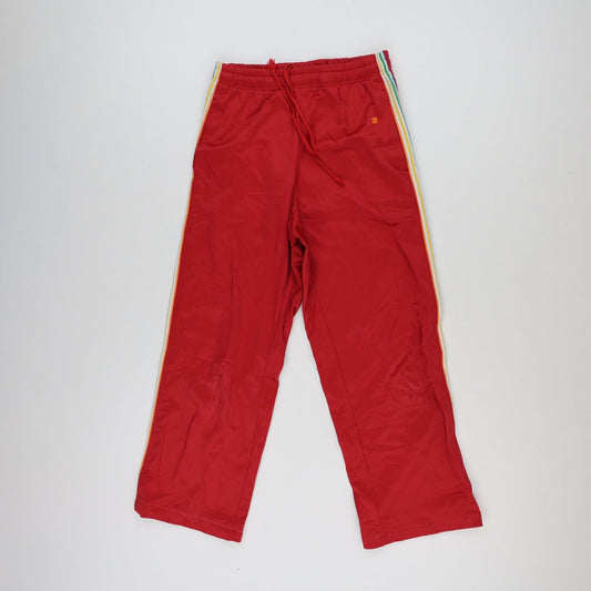 Ellesse Red Rainbow Stripe Track Pants Mens Medium 77cm Inseam 40cm Waist Polyester