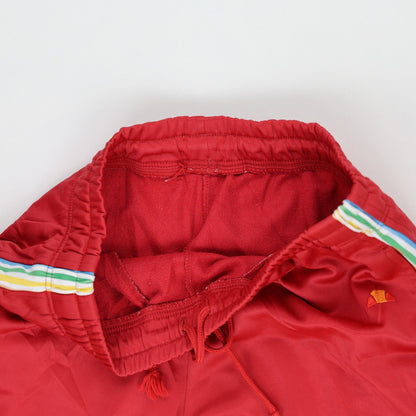 Ellesse Red Rainbow Stripe Track Pants Mens Medium 77cm Inseam 40cm Waist Polyester