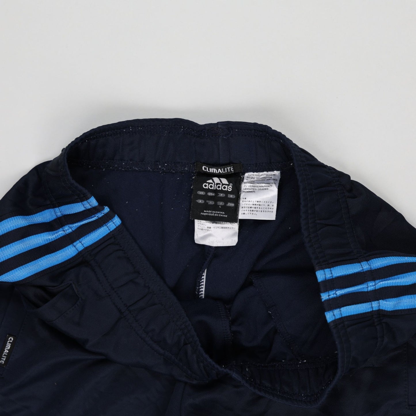 adidas Climalite Navy Blue Track Pants Medium Polyester