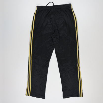 Adidas CLIMACOOL CLIM365 Track Trousers Black Yellow Stripes Large Polyester