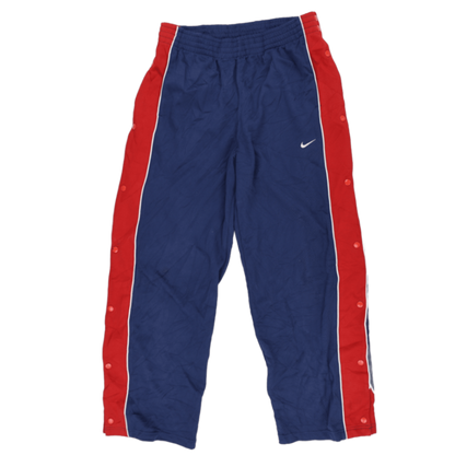 Nike Vintage Tearaway Track Pants Navy Blue Red XXL 80 cm Polyester Blend