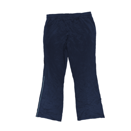 Adidas Navy Blue Track Pants Large Polyester Men's Trousers 78 cm Inseam