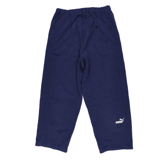 PUMA Navy Blue Vintage Track Pants Men's Size M 33in Waist 75cm Inseam Polyester Blend
