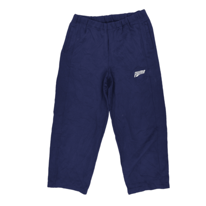 PUMA Navy Blue Vintage Track Pants Men's Size M 33in Waist 75cm Inseam Polyester Blend