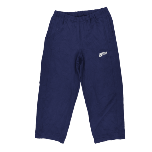 PUMA Navy Blue Vintage Track Pants Men's Size M 33in Waist 75cm Inseam Polyester Blend