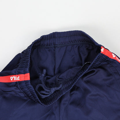 Fila Men's Track Pants Navy Blue Medium 76cm Inseam Polyester