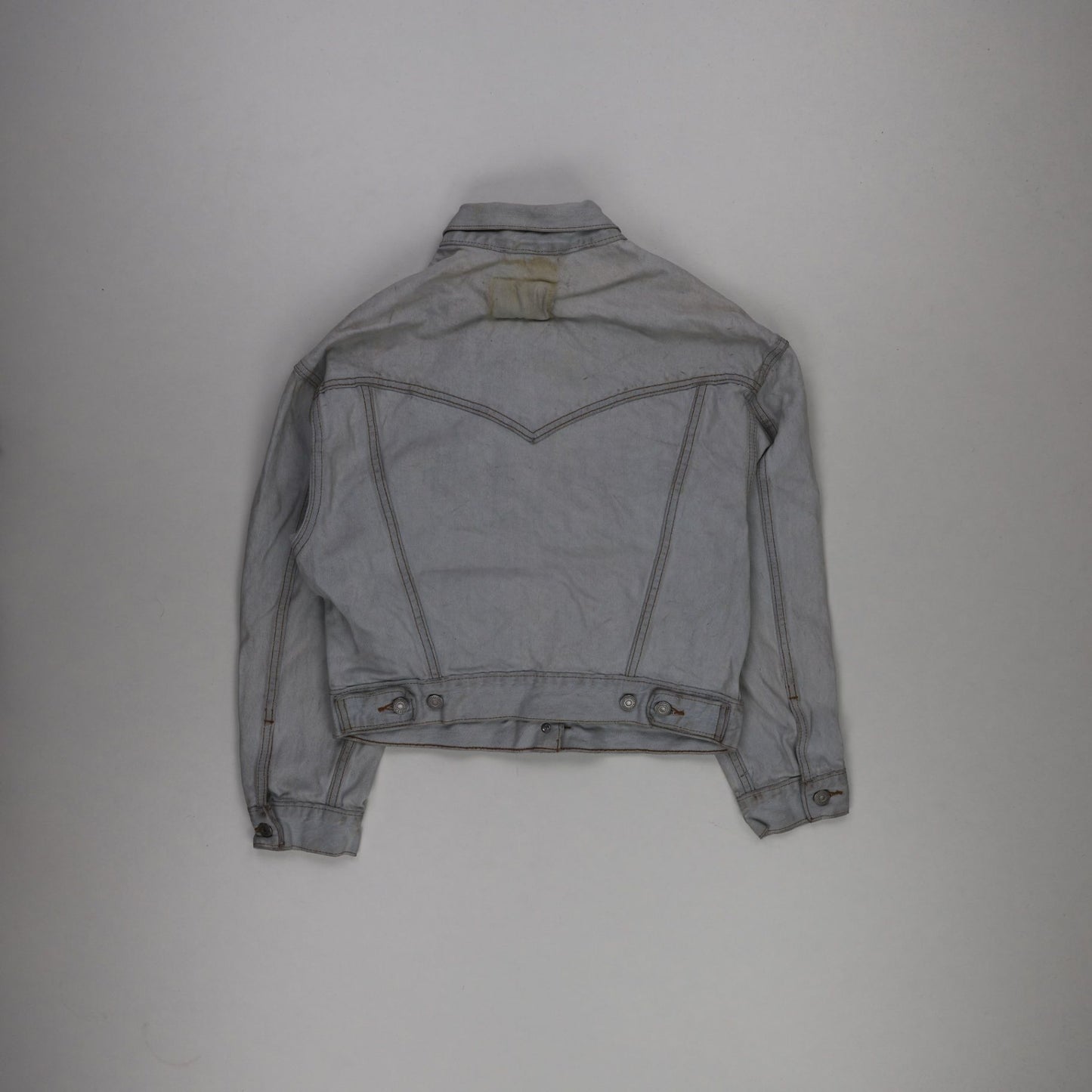 Levi's Vintage Light Blue Denim Trucker Jacket Large 100% Cotton