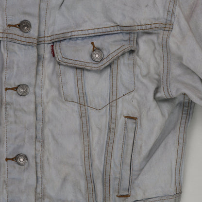 Levi's Vintage Light Blue Denim Trucker Jacket Large 100% Cotton
