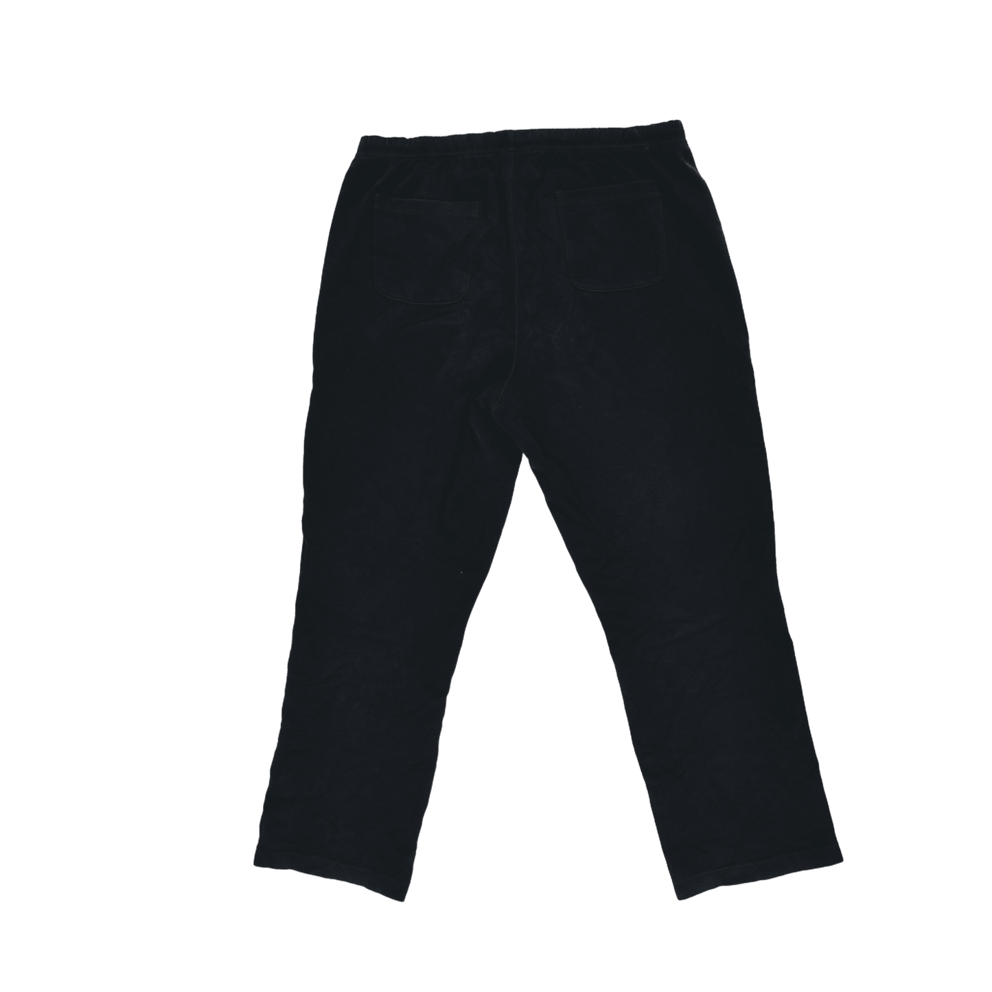 Ellesse Vintage Black Track Trousers Large Polyester Blend Mens 76cm Inseam 43cm Waist