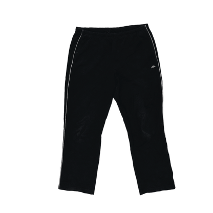 Ellesse Vintage Black Track Trousers Large Polyester Blend Mens 76cm Inseam 43cm Waist