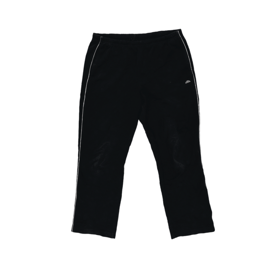 Ellesse Vintage Black Track Trousers Large Polyester Blend Mens 76cm Inseam 43cm Waist