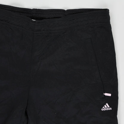 Adidas Climalite Black Sports Trousers Medium Polyester Mens 77 cm Inseam 39 cm Waist