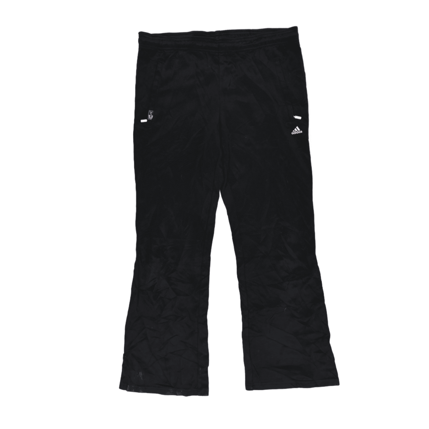 Adidas Climalite Black Sports Trousers Medium Polyester Mens 77 cm Inseam 39 cm Waist