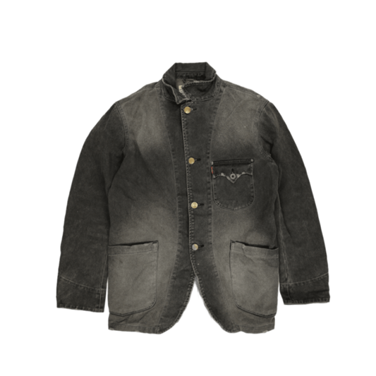 Levi's 70802 Vintage Faded Black Chore Jacket Men Medium Cotton