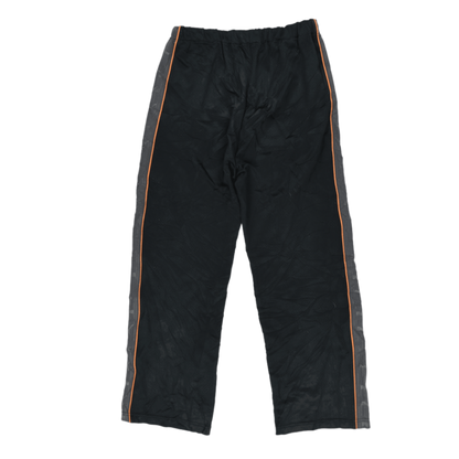 PUMA Black Track Pants Men's Medium Polyester 76 cm Inseam 82 cm Waist