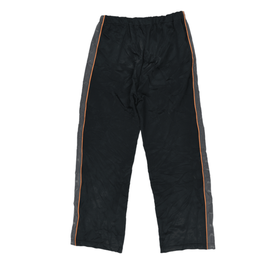 PUMA Black Track Pants Men's Medium Polyester 76 cm Inseam 82 cm Waist