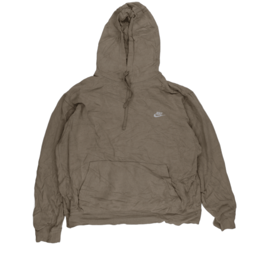 Nike XXL Beige Pullover Hoodie Cotton Men's Activewear