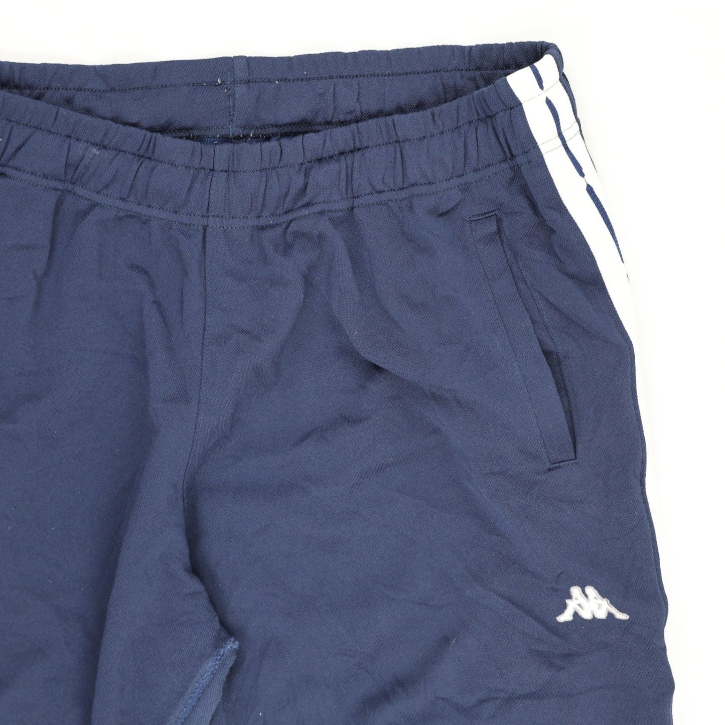 Kappa Navy Blue Tracksuit Bottoms Men's Medium Cotton Blend 75 cm Inseam 84 cm Waist
