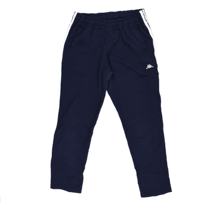 Kappa Navy Blue Tracksuit Bottoms Men's Medium Cotton Blend 75 cm Inseam 84 cm Waist