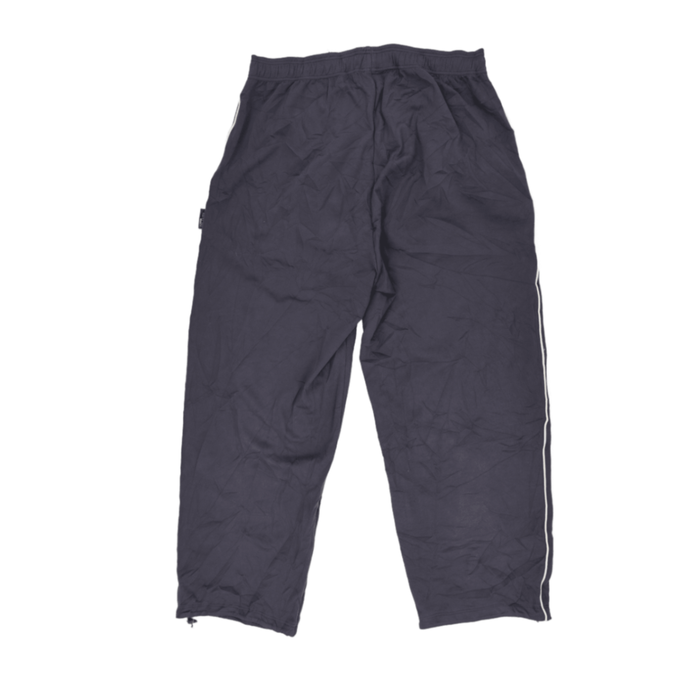 adidas Climalite Navy Track Trousers Large 77 cm Inseam Polyester Vintage