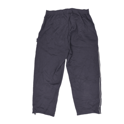 adidas Climalite Navy Track Trousers Large 77 cm Inseam Polyester Vintage