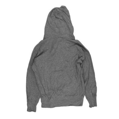 Champion Vintage Reverse Weave Grey Pullover Hoodie Medium Cotton Blend