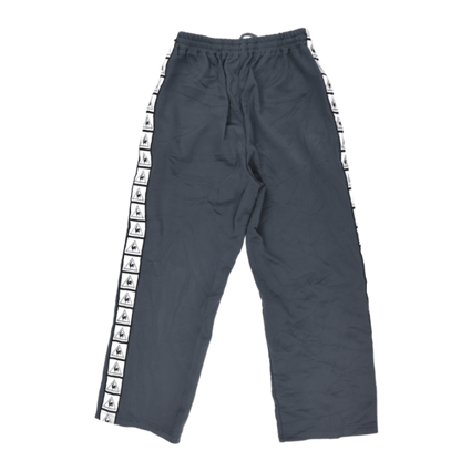 Le Coq Sportif Grey Track Pants Medium Polyester Blend Vintage Men's Trousers 76cm Inseam 40cm Waist