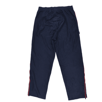 adidas Vintage Navy Blue Track Bottoms Men's Large 78cm Inseam Polyester