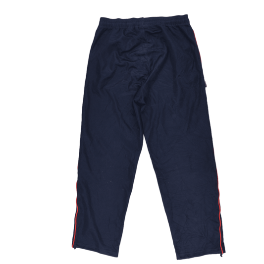 adidas Vintage Navy Blue Track Bottoms Men's Large 78cm Inseam Polyester