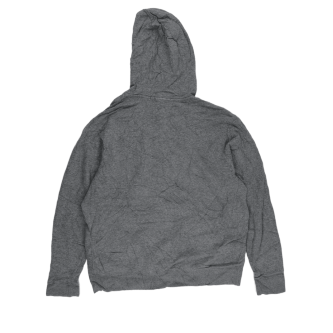 Nike Grey Pullover Hoodie Unisex Medium Cotton Blend Hooded Sweatshirt