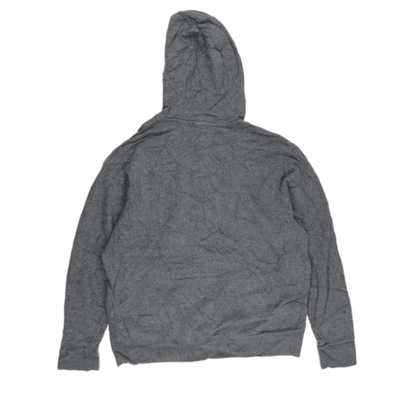 Nike Grey Pullover Hoodie Unisex Medium Cotton Blend Hooded Sweatshirt