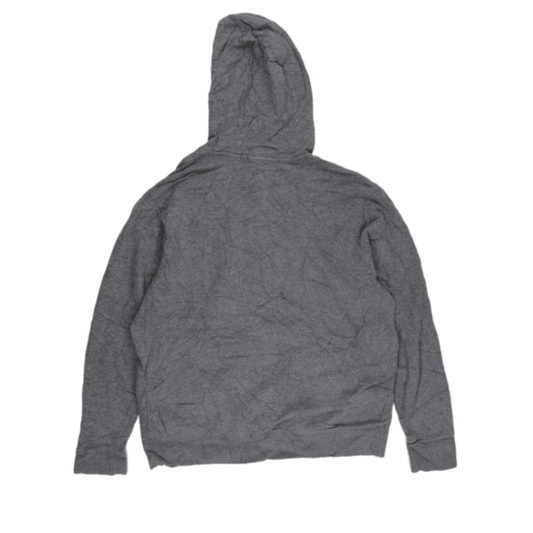 Nike Grey Pullover Hoodie Unisex Medium Cotton Blend Hooded Sweatshirt