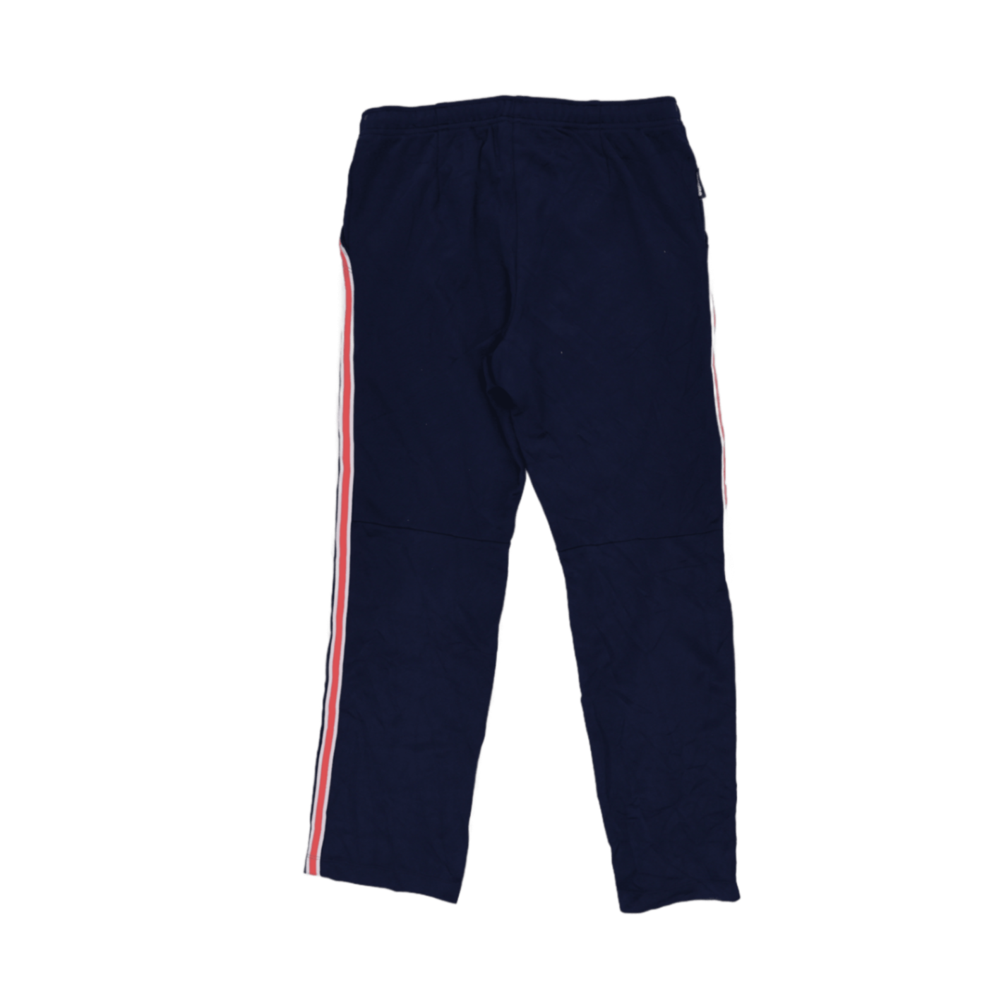 adidas Navy Blue Track Trousers Men's Size L 36in Waist 77cm Inseam Polyester