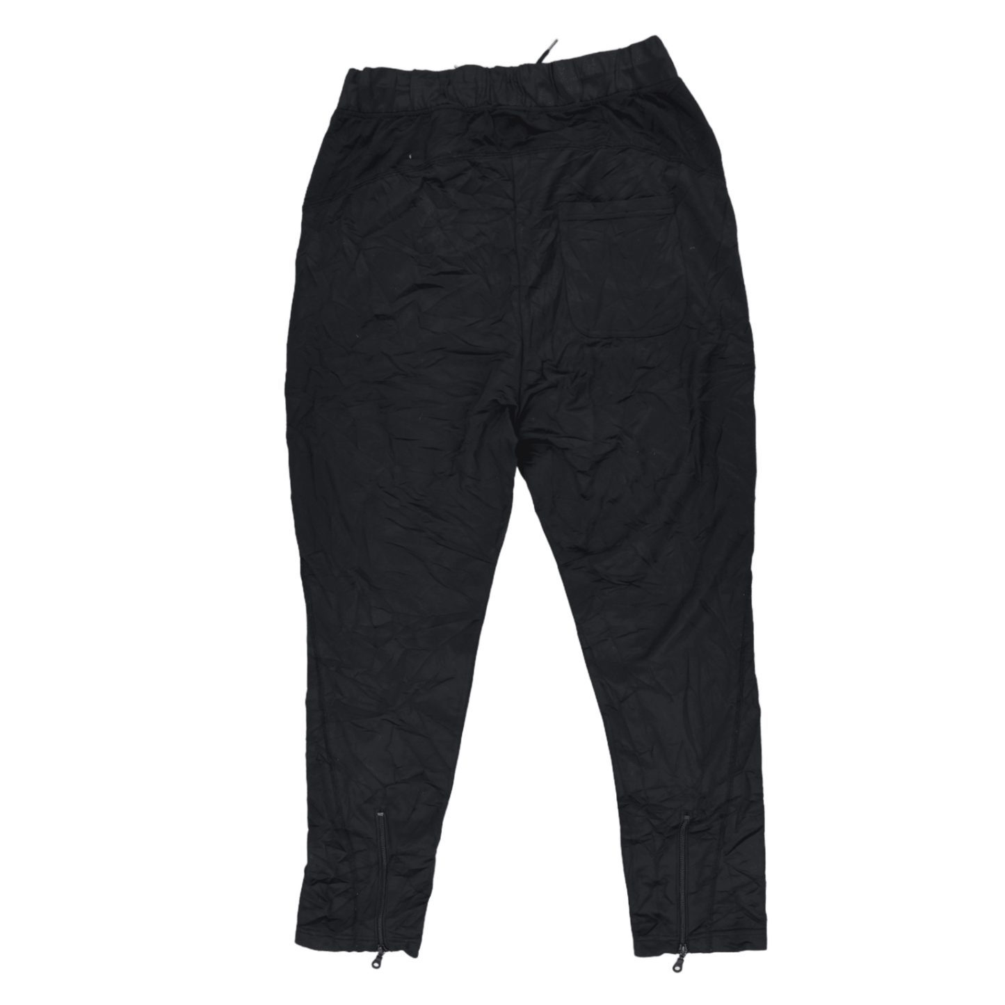 adidas Black Nylon Track Pants Men's Size Medium 41 Waist 77 Inseam