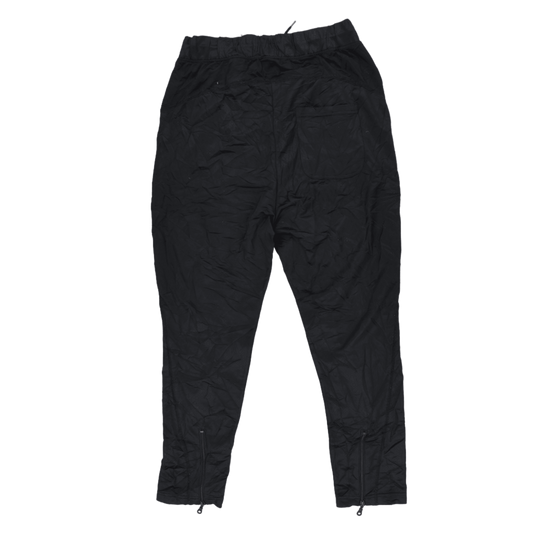 adidas Black Nylon Track Pants Men's Size Medium 41 Waist 77 Inseam