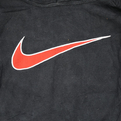 Nike Vintage Black Pullover Hoodie Unisex XL Cotton Blend