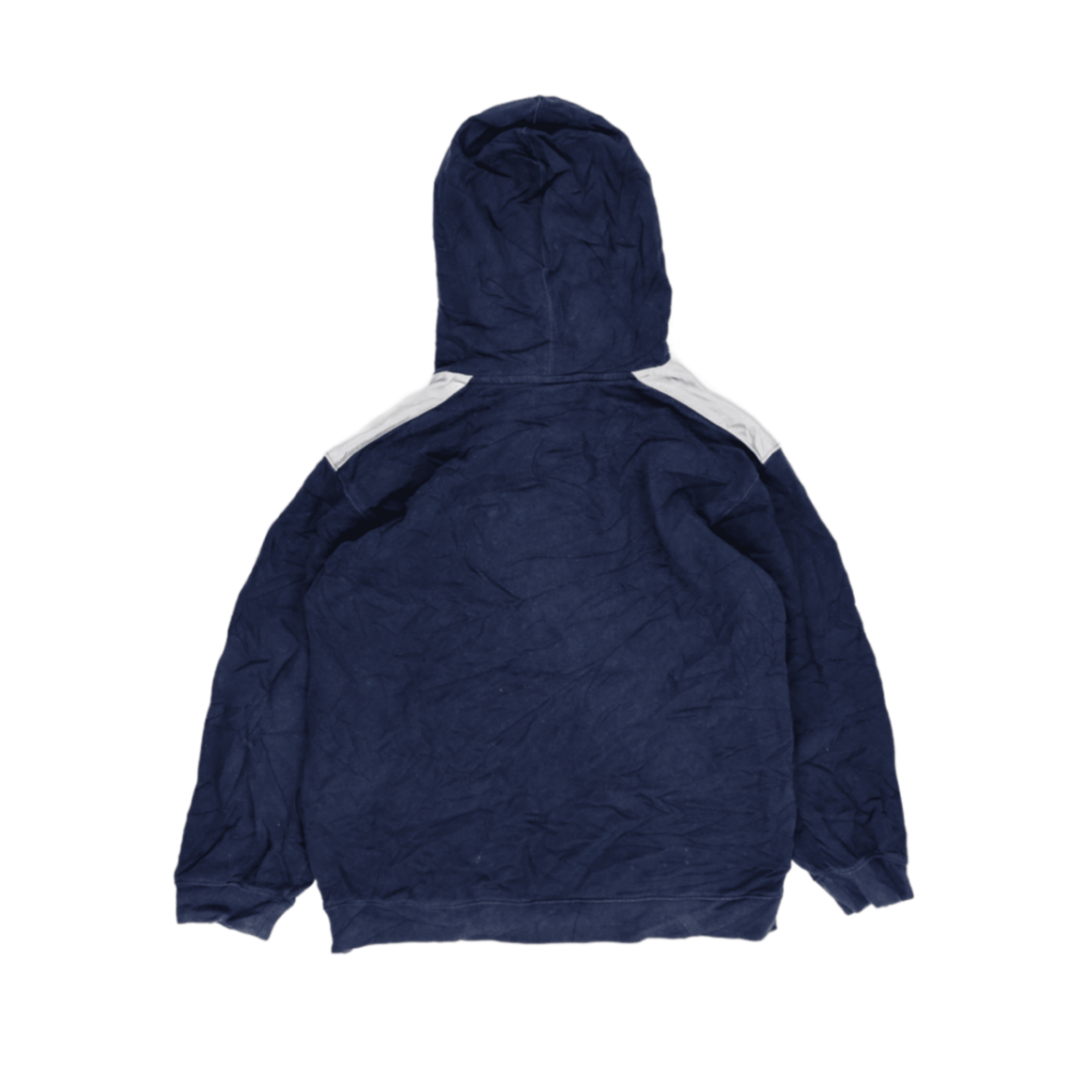 Nike Vintage Navy Blue Basketball Pullover Hoodie Medium Cotton Blend Unisex