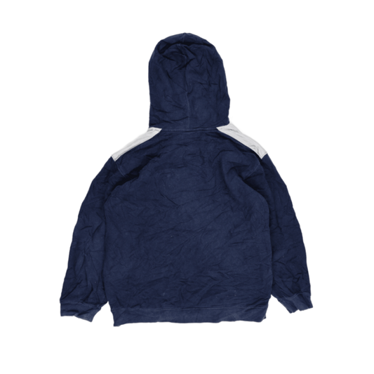 Nike Vintage Navy Blue Basketball Pullover Hoodie Medium Cotton Blend Unisex
