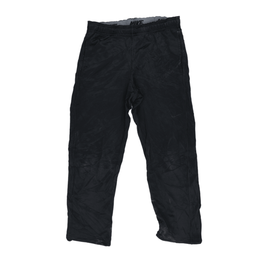 Nike Therma-Fit Black Track Bottoms Men Size Medium Polyester Blend