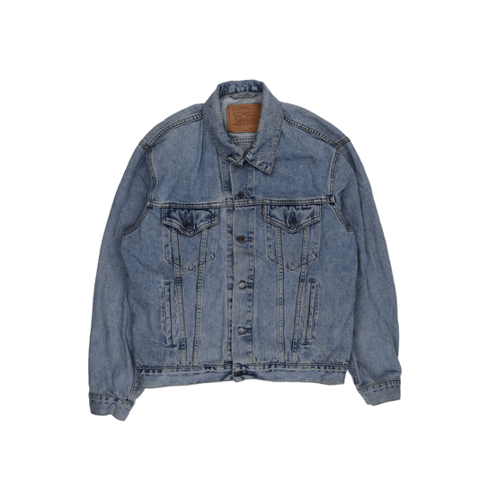 Levi's 70503 Vintage Light Blue Denim Jacket Men Medium Cotton Collared