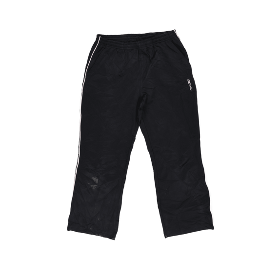 Reebok Black Track Pants Large 42 cm Waist 78 cm Inseam Polyester