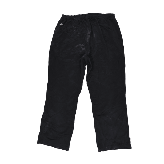 Reebok Black Track Pants Large 42 cm Waist 78 cm Inseam Polyester
