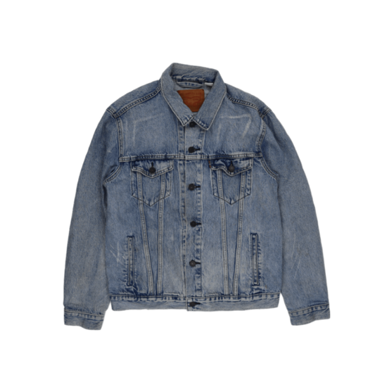 Levi's Strauss & Co Large Blue Vintage Denim Jacket 100% Cotton Collared