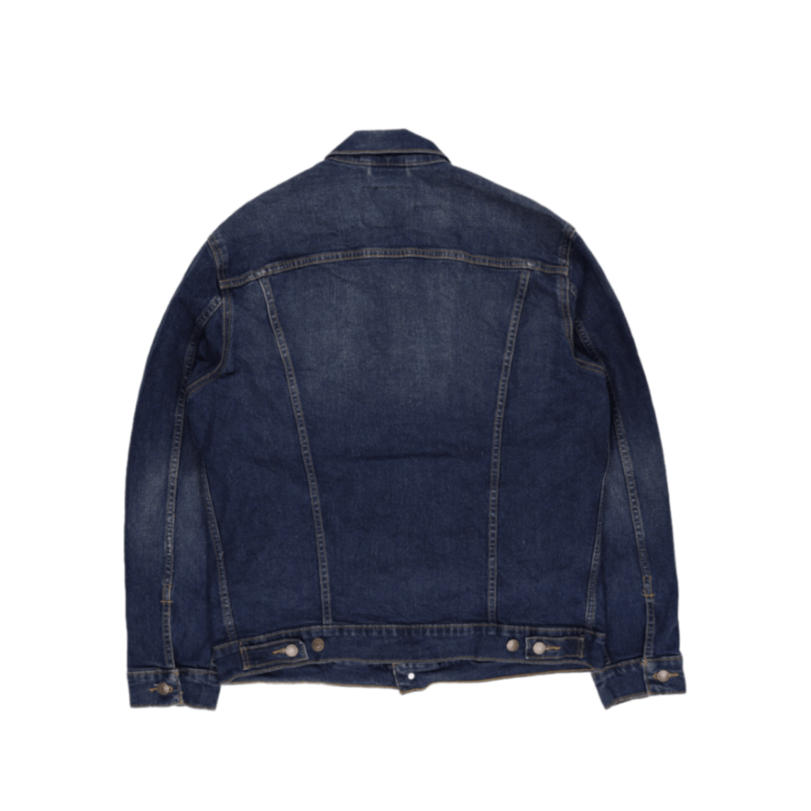 Levi Strauss Blue Denim Jacket Men's Large Cotton Vintage Collared