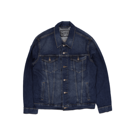 Levi Strauss Blue Denim Jacket Men's Large Cotton Vintage Collared